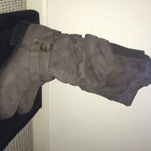 Gray Boots